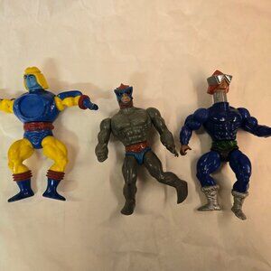 1980's vintage Masters ofthe Universe M.O.T.U. figure lot